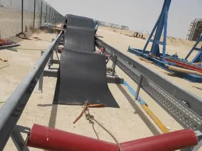 Conveyor belt installation at Zvishavane, Midlands